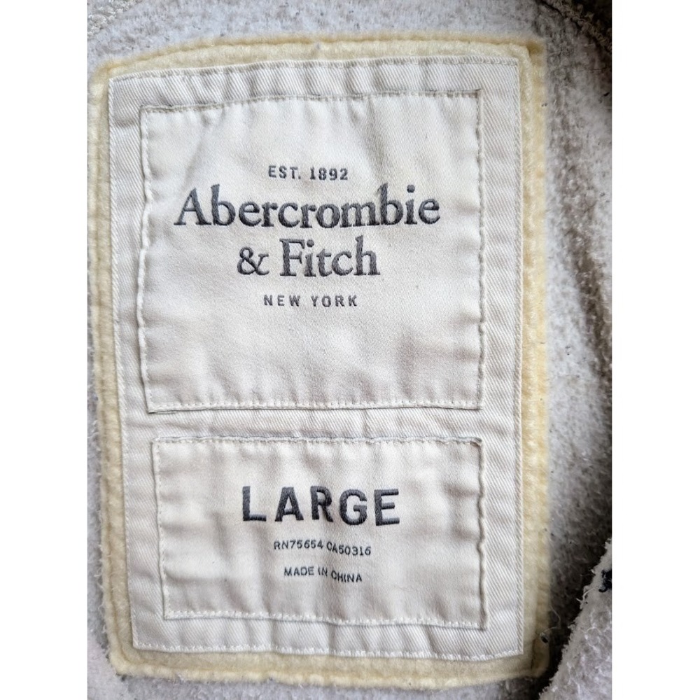Abercrombie & Fitch Vintage Zip Y2K Track Jacket L Embroidered OG Distresressed - Picture 8 of 14